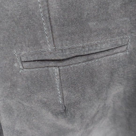 The Limited Black 100% Leather-Suede Skirt - Picture 6 of 14